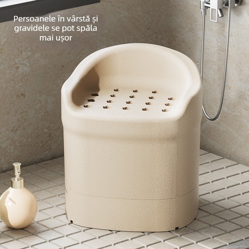 Pomelo Yue Scaun de baie din EPP antiderapant pentru persoane în vârstă și gravide