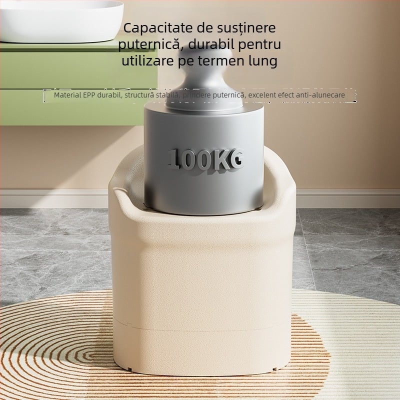 Pomelo Yue Scaun de baie din EPP antiderapant pentru persoane în vârstă și gravide