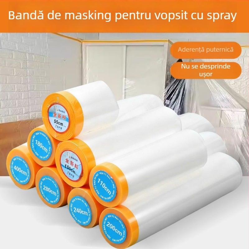 Guokang Acoperire Transparentă pentru Mobilier — Film Plastic Transparent, de Unică Folosință, Protecție Împotriva Prafului pentru Decorul Casei, Personalizare Disponibilă