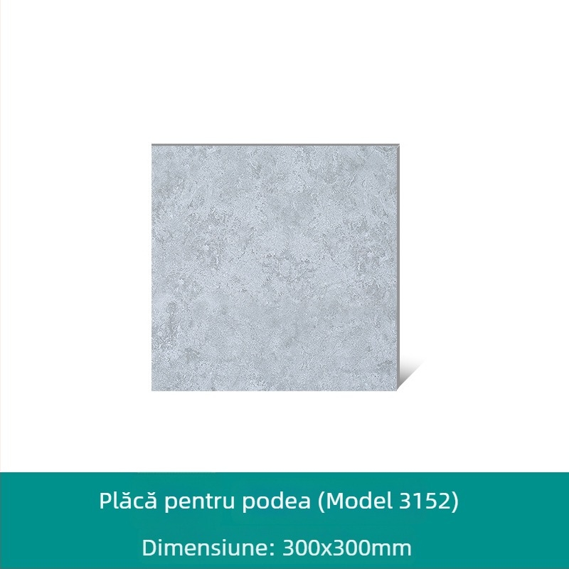 Placă ceramică glazurată din porțelan pentru bucătărie și baie, suprafață lucioasă, antiderapantă și rezistentă la uzură, absorbție de apă 0,5%, rezistență comprimare 2000