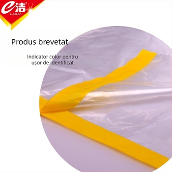 Husă de protecție împotriva prafului pentru paturi și mobilier, plastic, formă pătrată, impermeabilă, de unică folosință