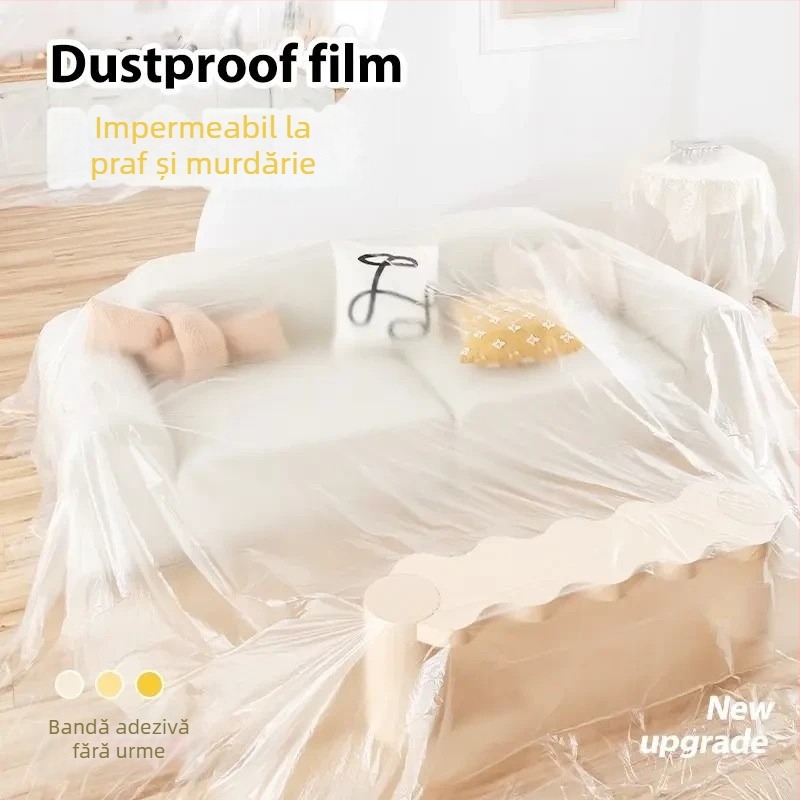 Pengyi husă de praf pentru mobilier – folie plastică pentru acoperire completă, fără logo, formă convențională, material convențional, fără procesare personalizată
