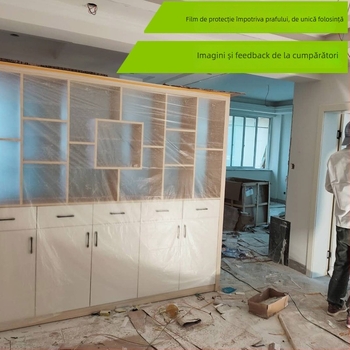 Protecție praf PE pentru mobilier de uz casnic – canapea și pat, Modelul 325, Stil simplu, Fără prelucrare la comandă