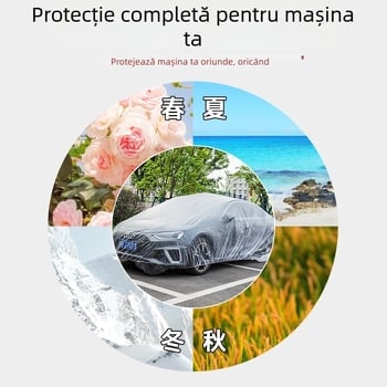 Husa de mașină din film PE transparent, îngroșat, rezistent la ploaie și praf, universală; Brand: Yin chun; Material: Alt; Personalizare: Da; Compatibil: Mașină; Stil: Transparent