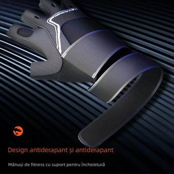 Mănuși de sală cu protecție a palmei – nylon, design cu degete parțiale, protecție pentru mână (TMT)