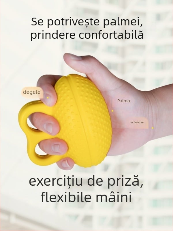 Întăritor de prindere și exercițiu pentru degete, cu minge PU, pentru antrenament la mână, degete și încheietură