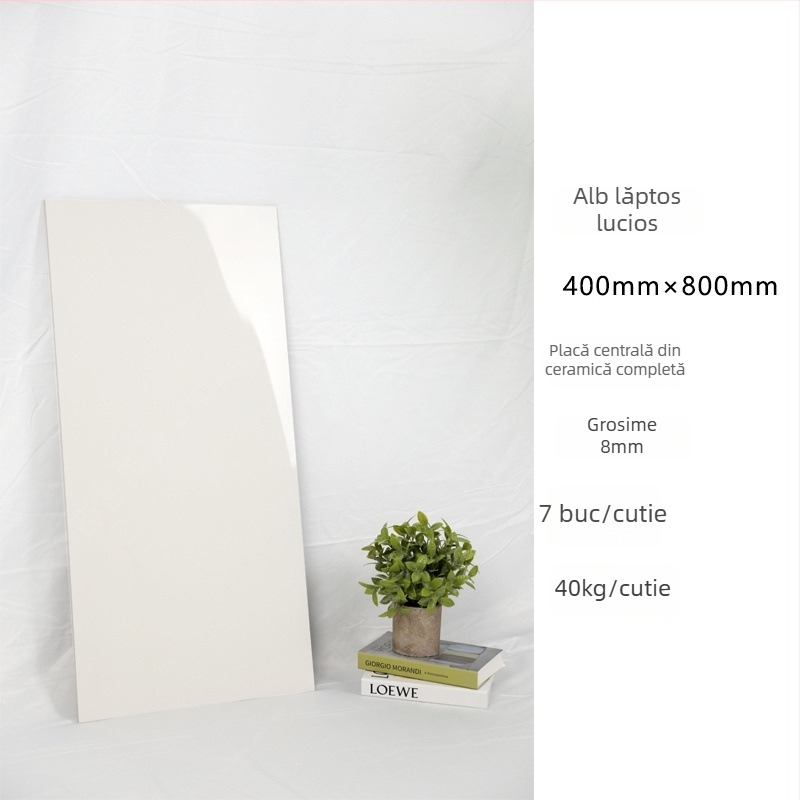 Piatra ceramică lucioasă pentru pereți interiori, seria Bright micro cement, plăcuță din micro ciment, antiderapantă, pentru baie