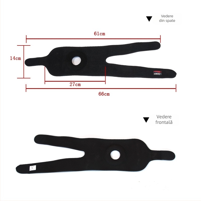 Bandă compresivă pentru genunchi – respirabilă, unisex, model F7H9MMMMHSJH5, material principal: burete, potrivită pentru drumeții și sporturi