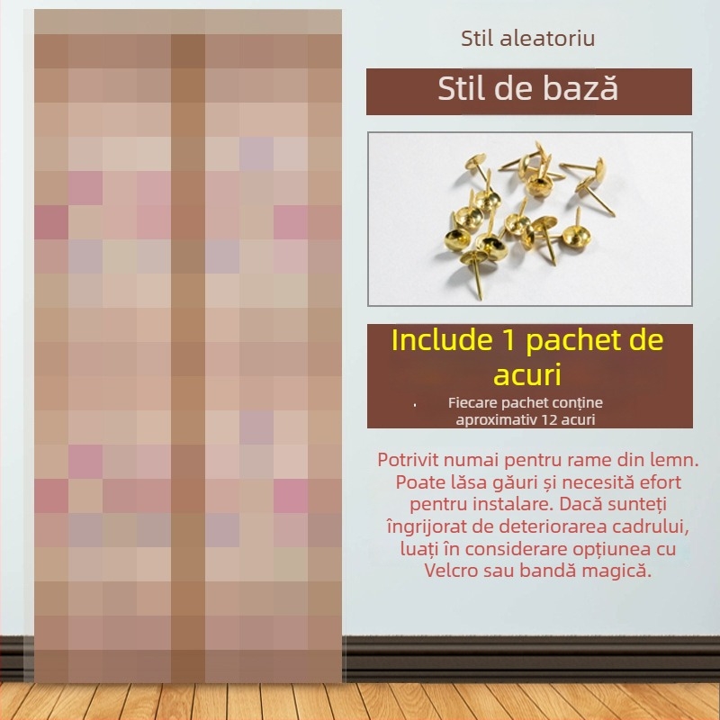 Draperie pentru ușă cu plasă pentru dormitor, stil modern minimalist, model cu plante