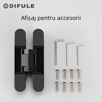 DIFULE 3D Pantă încrucișată reglabilă, în formă H, aliaj de zinc