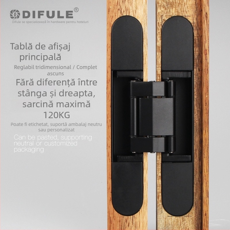 DIFULE 3D Pantă încrucișată reglabilă, în formă H, aliaj de zinc