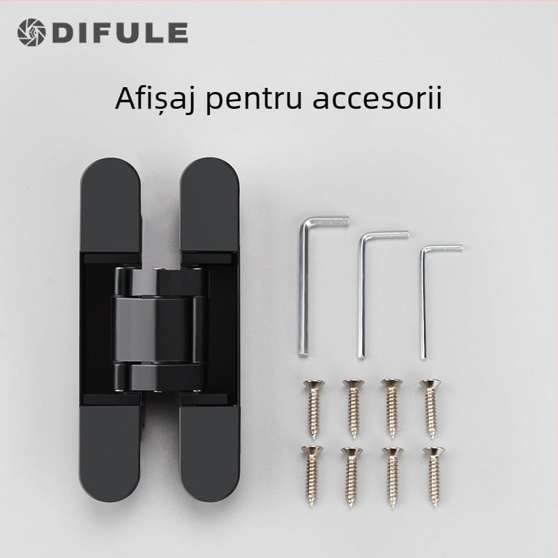 DIFULE 3D Pantă încrucișată reglabilă, în formă H, aliaj de zinc