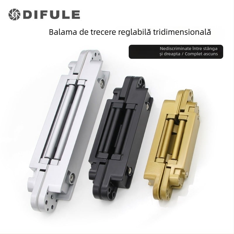 DIFULE 3D Pantă încrucișată reglabilă, în formă H, aliaj de zinc