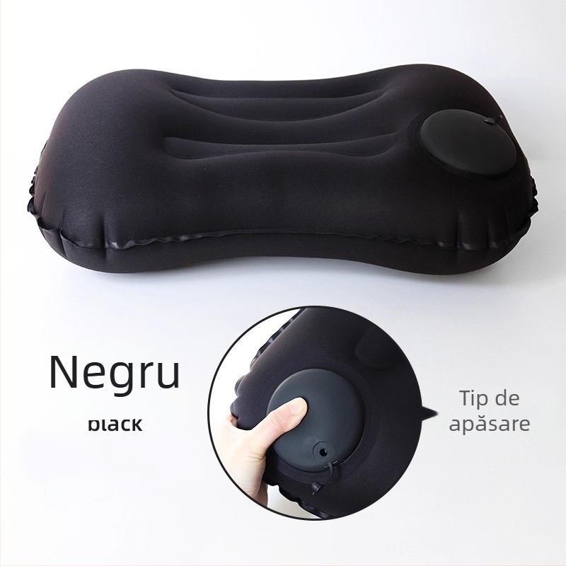 Perne de călătorie gonflabile cu susținere a taliei, pliabile, 122 g, pernă de aer cu grosime