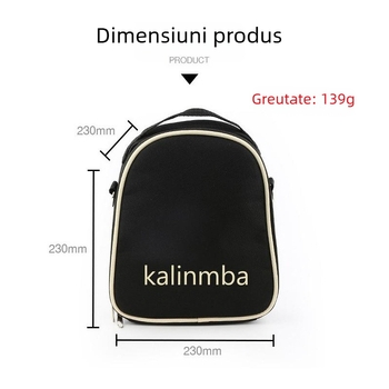 Rucsac pentru Kalimba cu 17 note — Serigrafie, destinat ambalării