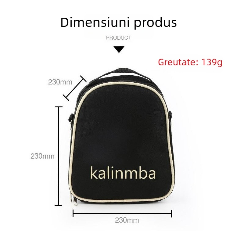 Rucsac pentru Kalimba cu 17 note — Serigrafie, destinat ambalării