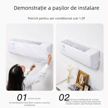 Pengyi husă pentru aer condiționat – husă de protecție împotriva prafului pentru electrocasnice, Model TMFCZ, Material: Altul