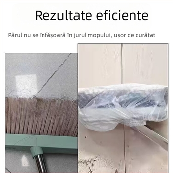 Capac de praf pentru mătură, de unică folosință, din țesătură nețesută, stil simplu modern, pentru uz casnic