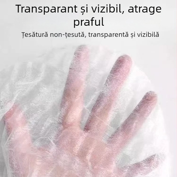 Capac de praf pentru mătură, de unică folosință, din țesătură nețesută, stil simplu modern, pentru uz casnic