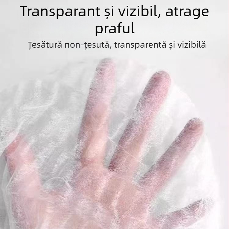 Capac de praf pentru mătură, de unică folosință, din țesătură nețesută, stil simplu modern, pentru uz casnic