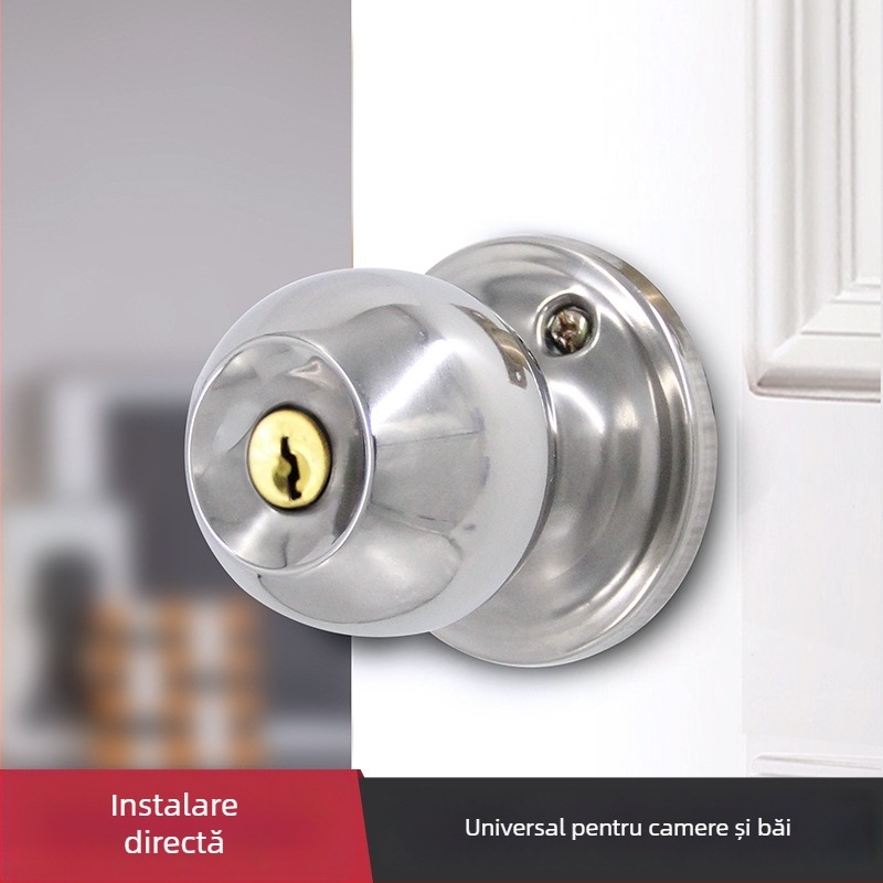 Gu Rui 588 Încuietoare de ușă din oțel inoxidabil pentru uși de cameră