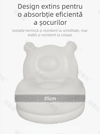 Pat de aer gonflabil pentru o singură persoană, canapea cu pompă încorporată, înălțime și grosime suplimentare, PVC suprafață, Jia Jia You