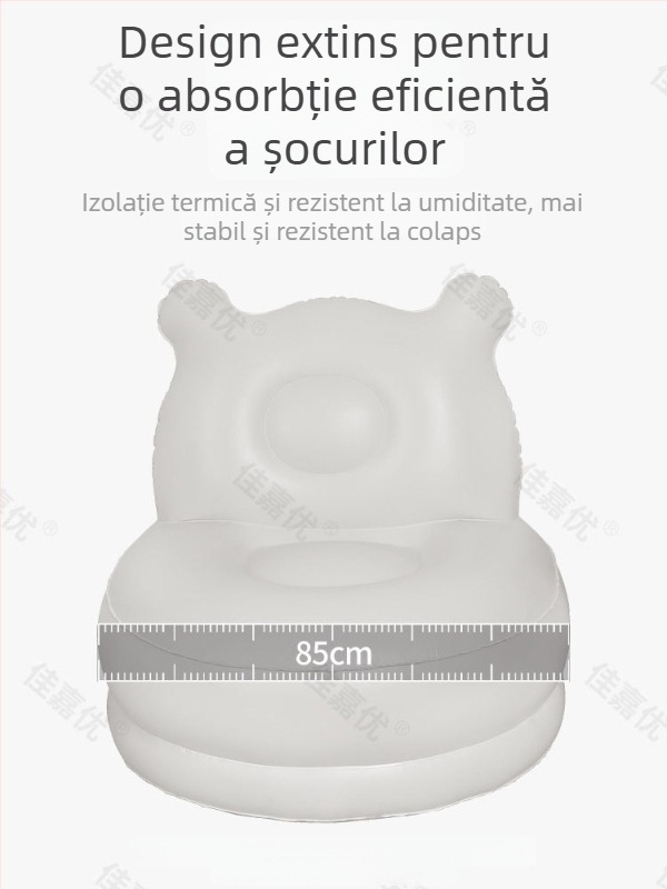 Pat de aer gonflabil pentru o singură persoană, canapea cu pompă încorporată, înălțime și grosime suplimentare, PVC suprafață, Jia Jia You