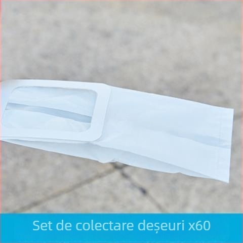 Dispenser pentru sacoșe de câini cu clips și alimentare automată (Plastic; Model 48931157; 20 bucăți în cutie)
