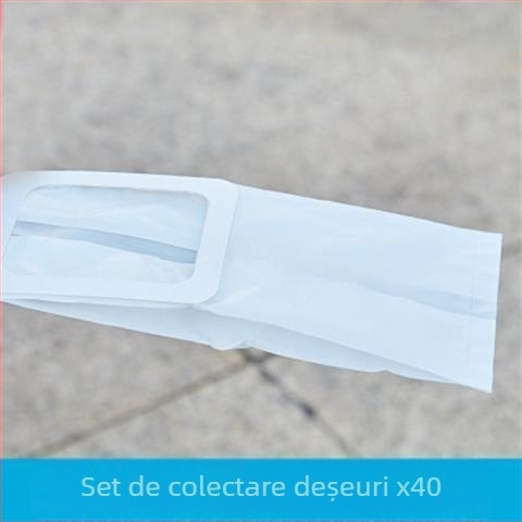 Dispenser pentru sacoșe de câini cu clips și alimentare automată (Plastic; Model 48931157; 20 bucăți în cutie)