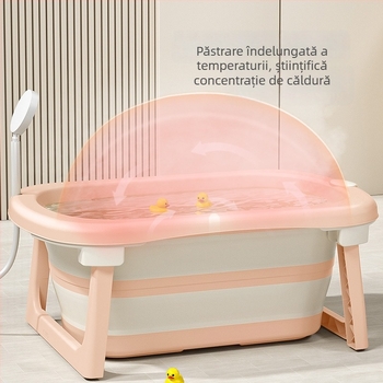 Cadă de baie pentru bebeluși - pliabilă, din plastic, Le Bonnie, origine Taizhou, pentru nou-născuți și copii