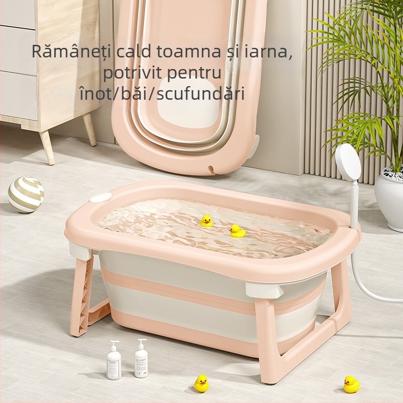 Cadă de baie pentru bebeluși - pliabilă, din plastic, Le Bonnie, origine Taizhou, pentru nou-născuți și copii