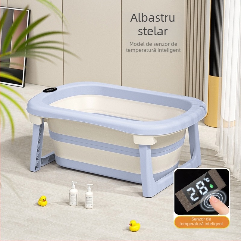 Cadă de baie pentru bebeluși - pliabilă, din plastic, Le Bonnie, origine Taizhou, pentru nou-născuți și copii