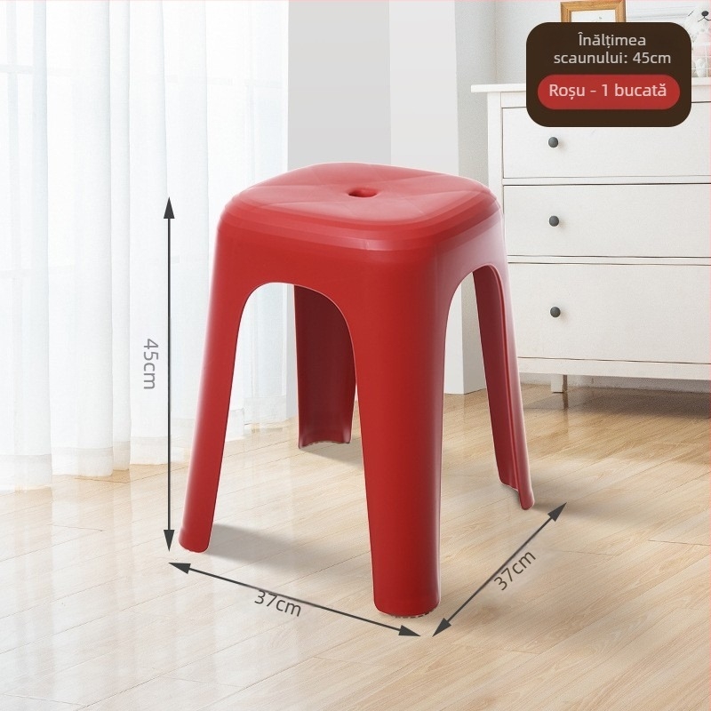 Taburet plastic pentru uz casnic – Modelul 2124, Brand Jubilee Dragon, Material PP, Design simplu și modern