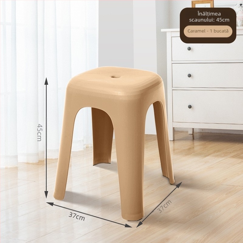 Taburet plastic pentru uz casnic – Modelul 2124, Brand Jubilee Dragon, Material PP, Design simplu și modern