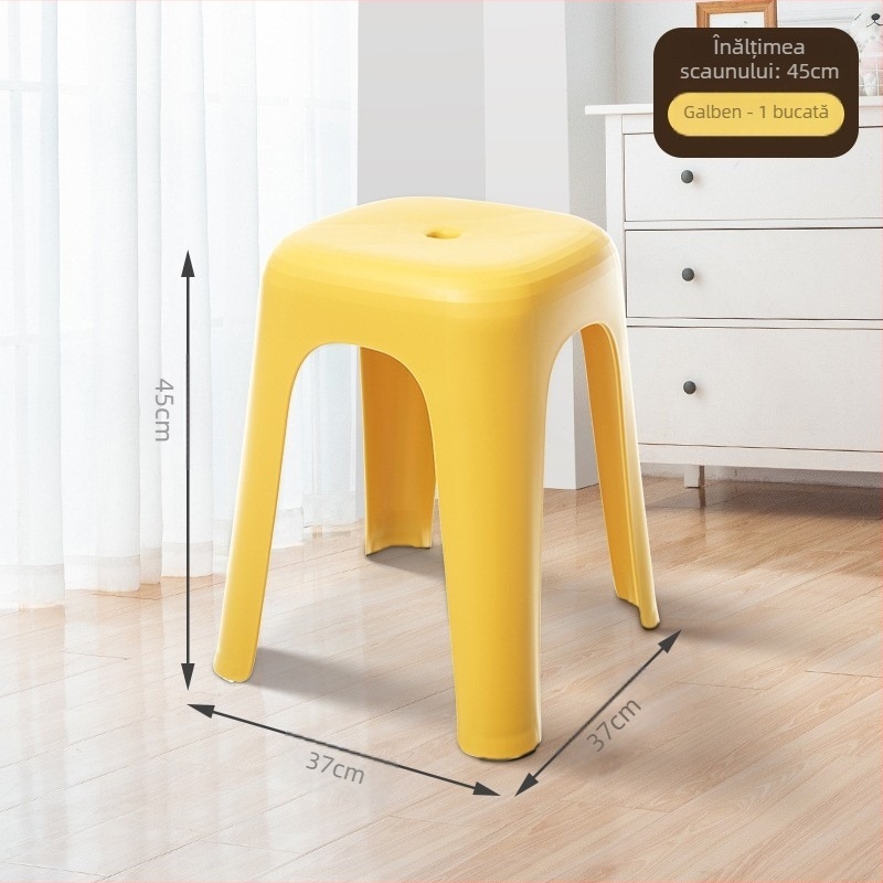 Taburet plastic pentru uz casnic – Modelul 2124, Brand Jubilee Dragon, Material PP, Design simplu și modern