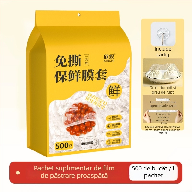 Geantă de conservare a alimentelor, plastic, 1 bucată, protecție împotriva prafului, durată de viață 1600 de zile