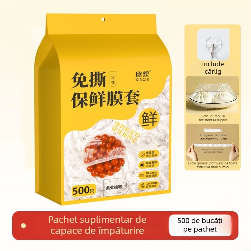 Geantă de conservare a alimentelor, plastic, 1 bucată, protecție împotriva prafului, durată de viață 1600 de zile