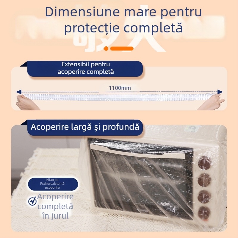 Miaojie Capac de Protecție Împotriva Prafului, Unică Folosință, pentru Electrocasnice, PE/Polietilen, Multifuncțional, Potrivit pentru Fierbător de Orez și Cuptor cu Microunde