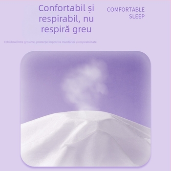 Cearșaf de pat de unică folosință cu elastic - SMMS material, protecție împotriva prafului, anti-murdărire, Youth brand