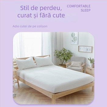 Cearșaf de pat de unică folosință cu elastic - SMMS material, protecție împotriva prafului, anti-murdărire, Youth brand