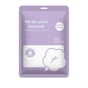 Cearșaf de pat de unică folosință cu elastic - SMMS material, protecție împotriva prafului, anti-murdărire, Youth brand