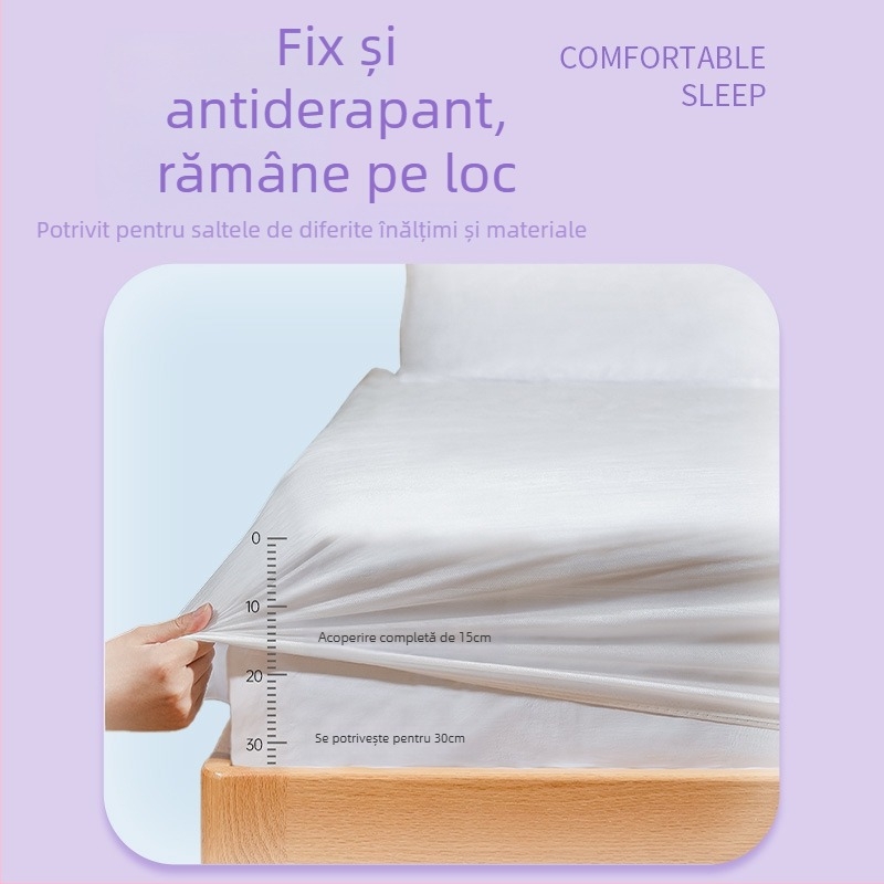 Cearșaf de pat de unică folosință cu elastic - SMMS material, protecție împotriva prafului, anti-murdărire, Youth brand