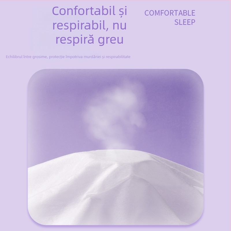 Cearșaf de pat de unică folosință cu elastic - SMMS material, protecție împotriva prafului, anti-murdărire, Youth brand