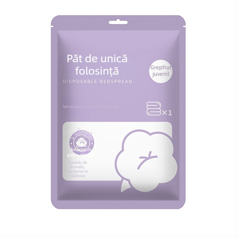 Cearșaf de pat de unică folosință cu elastic - SMMS material, protecție împotriva prafului, anti-murdărire, Youth brand