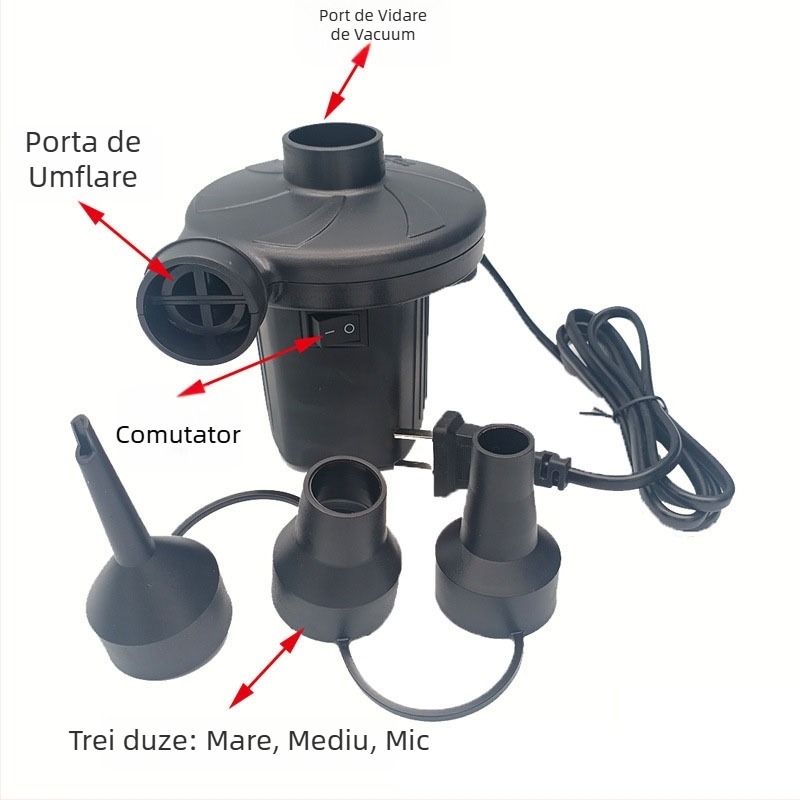 Dispozitiv portabil pentru narghilea – suflător de cărbune conectat la priză, cu logo tipărit; Material: Alt; Importat: Nu; Logo imprimat: Da; Personalizare: Nu