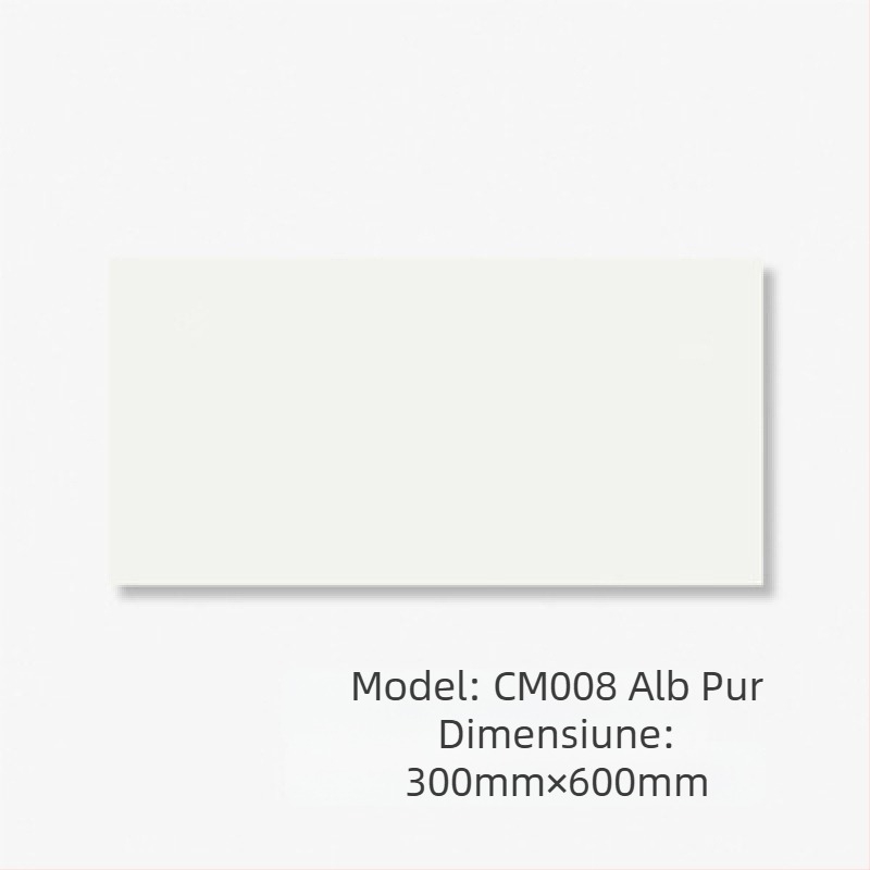 Faianță glazurată pentru pereți – finisaj mat, rezistentă la apă, rezistență la compresiune 4851, absorbție de apă 0,5, densitate 3520