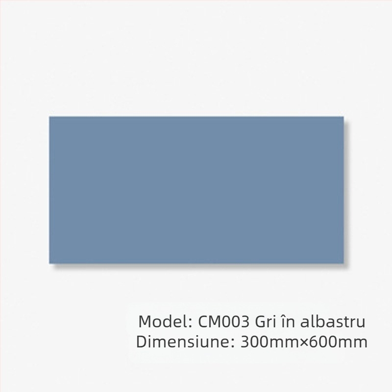 Faianță glazurată pentru pereți – finisaj mat, rezistentă la apă, rezistență la compresiune 4851, absorbție de apă 0,5, densitate 3520