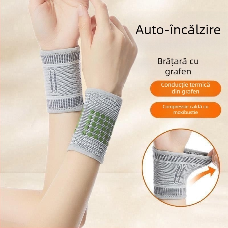 Protector de încheietură - Unisex, Lycra, pentru badminton, tenis de masă și tenis, protecție a încheieturii (Material: Lycra; Sporturi aplicabile: Badminton, Tenis de masă, Tenis; Zonă de protecție: încheietură)