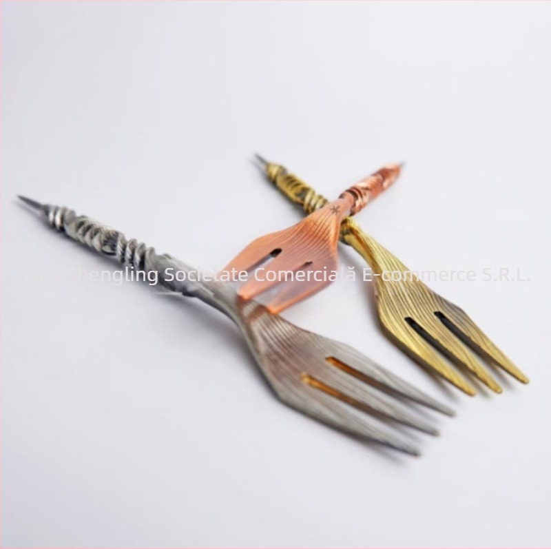 Set metalic furculițe narghilea Sheng Ling – origine Zhejiang, ambalaj 100 bucăți, fără logo