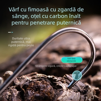 Chuangxin Lead Hook for Lure Soft Bait, Barbed Fishhook for Ocean Beach Fishing